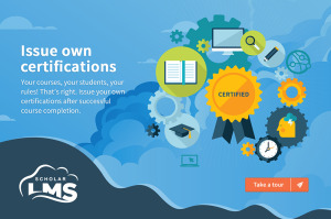 ScholarLMS custom certification