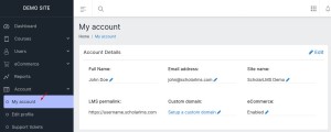 LMS Account Information