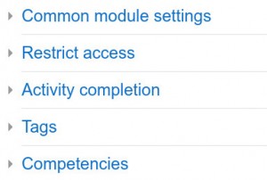 classroom optional settings