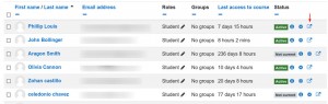 Course enrollment linked with order