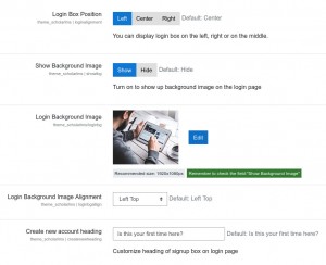 LMS login page