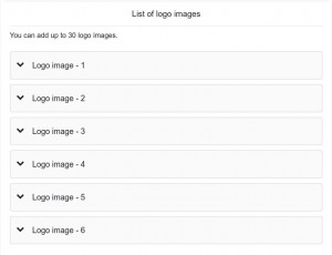 LMS Home page logo settings