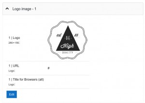 LMS Home page logo settings