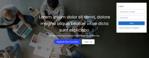 LMS home page hero image