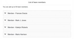 LMS Home page team settings