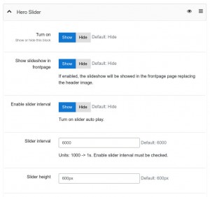 LMS home page hero slider