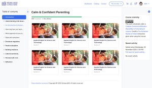 topics and tiles format in cards view