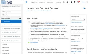 Course Topics Format