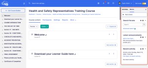 Course add blocks