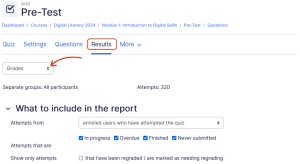 Quiz attempts