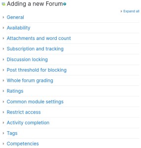 Forum Settings