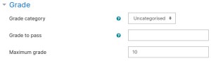 H5P Interactive Grade