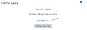 Number of Quiz Attempts