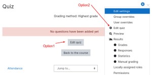 Edit Quiz