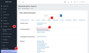 WP SSO LMS Manage Authentication