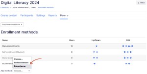 Course add cohort sync method