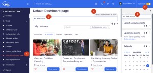 Customize Learner Dashboard