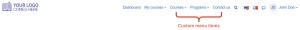 Learner Dashboard Header
